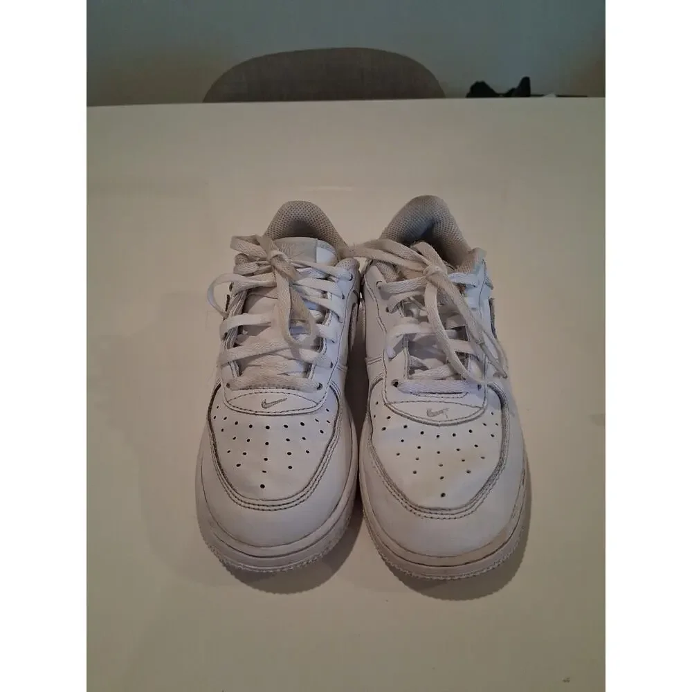 Nike Air Force 1 size 10c kids shoes White 314194-117 [J5]